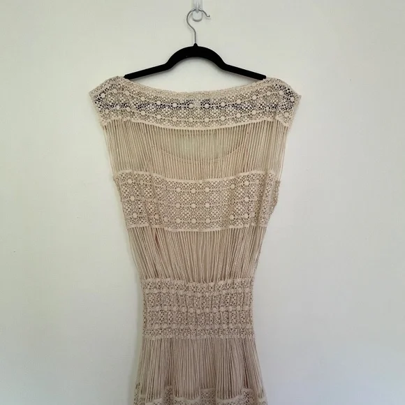 Callahan Cream Fringe Maxi Dress - Picture 11 of 16